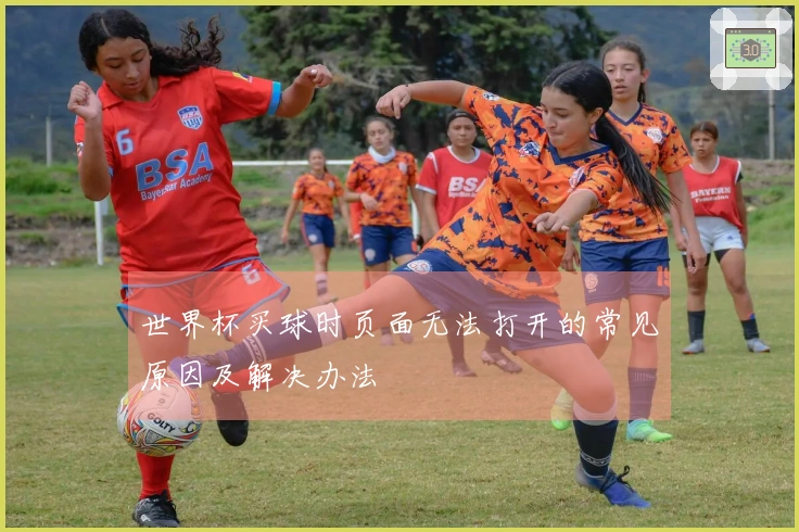 世界杯买球时页面无法打开的常见原因及解决办法