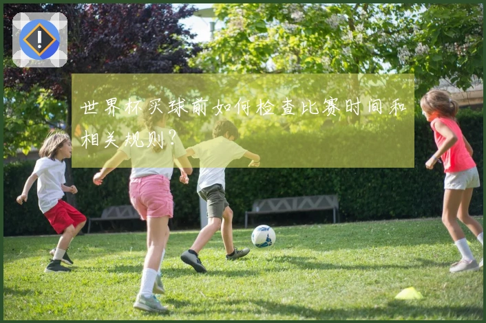 世界杯买球前如何检查比赛时间和相关规则？